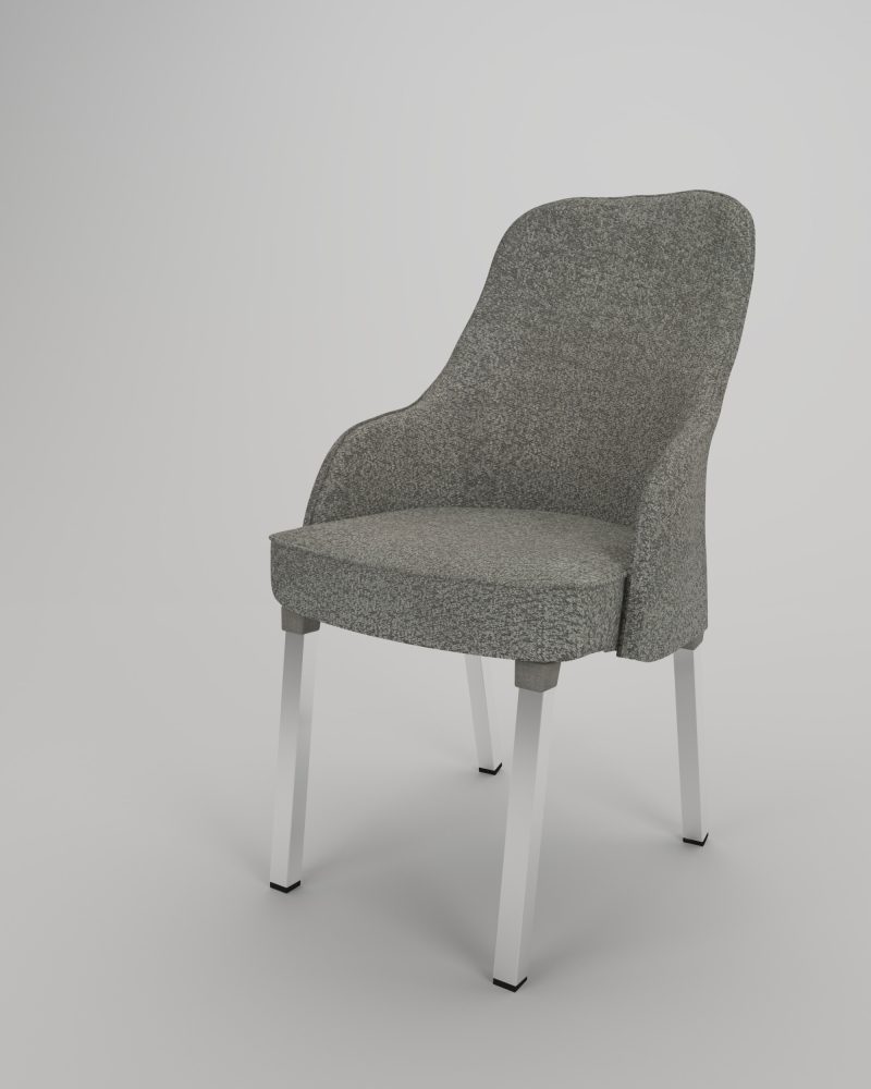 SILLA VELLA PATAS CROMADAS
